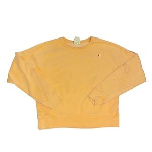 Champion yellow crewneck